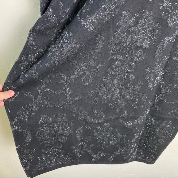 Torrid Black Floral Mini Jacquard Bodycon Dress 2X NWT 41160688 - Picture 9 of 13